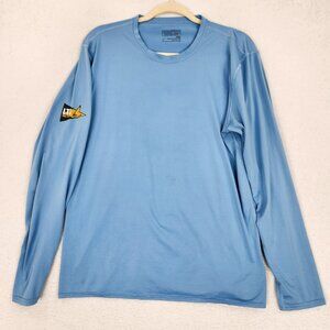 Patagonia Shirt Mens Large Blue Capilene Baselayer Long Sleeve Performance Tee